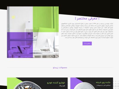 زیستو - پروژه های طراحی سایت روند